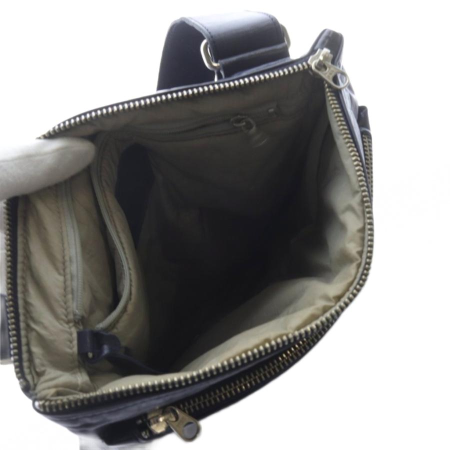 エムゼロエイトファイブワン M0851 縦長ショルダーバッグ レザー ロゴ