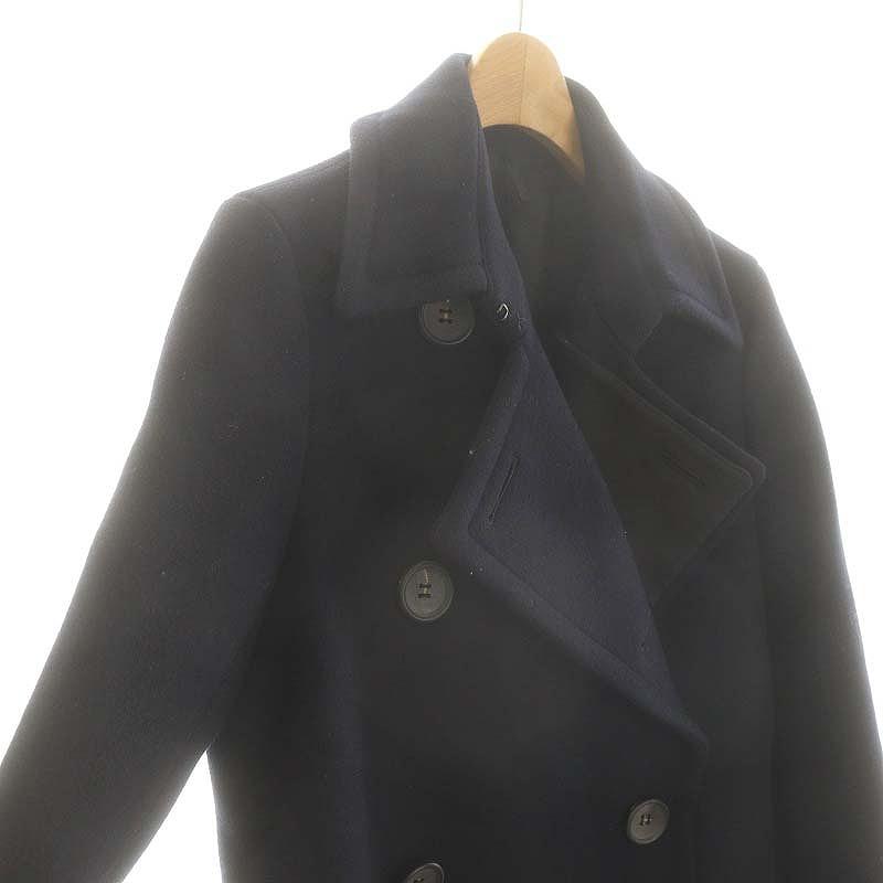 ザ リラクス THE RERACS ウールPコート アウター ロング 38 ダーク