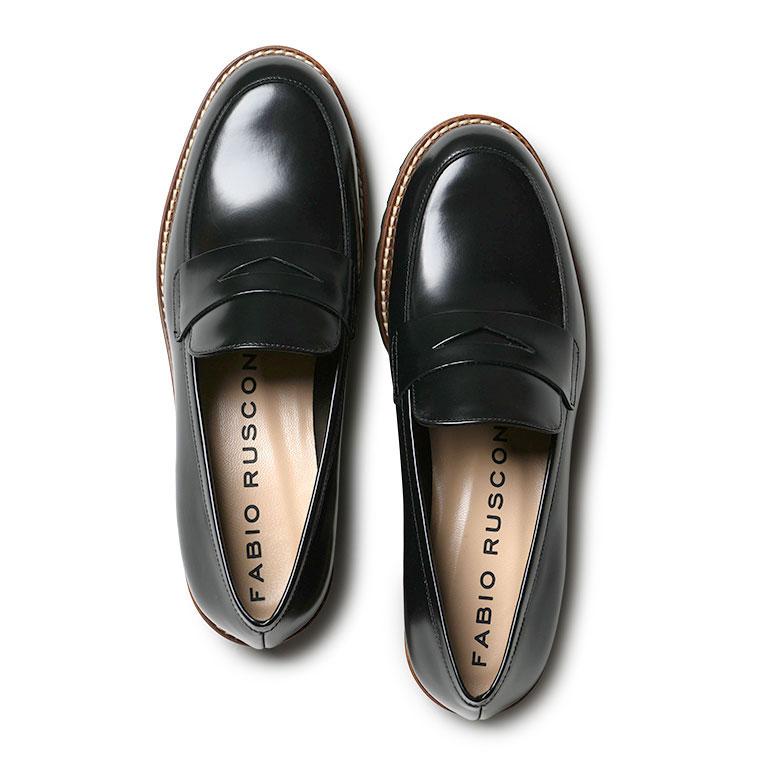 FABIO RUSCONI（ファビオルスコーニ） ローファー コインローファー