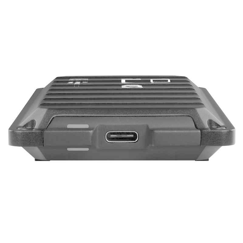 WESTERN DIGITAL 外付けSSD USB-C+USB-A接続 ゲーム用 ブラック