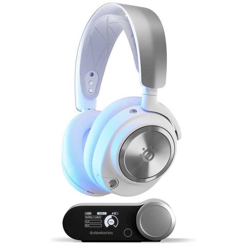 STEELSERIES Arctis Nova Pro Wireless P White 61526J : コジマYahoo