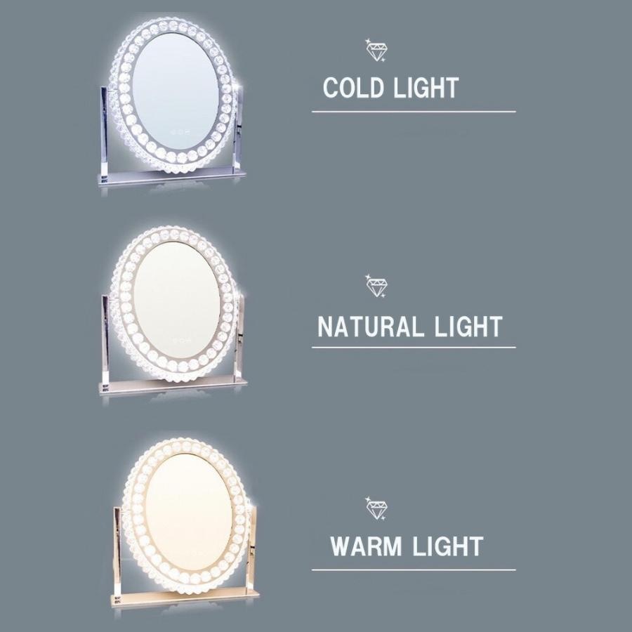 期間限定5％OFF発行中 女優ミラー ハリウッドミラー クリスタル ライト