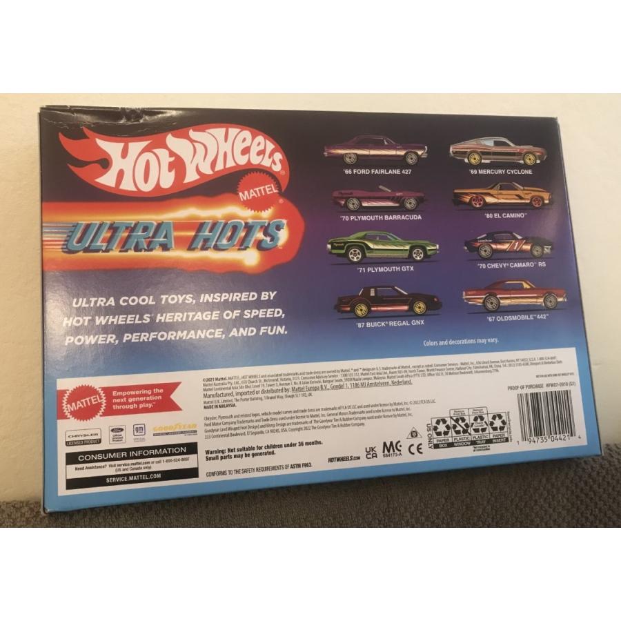 Hot Wheels（ホットウィール） ウルトラ ホット レトロ 8台 限定セット