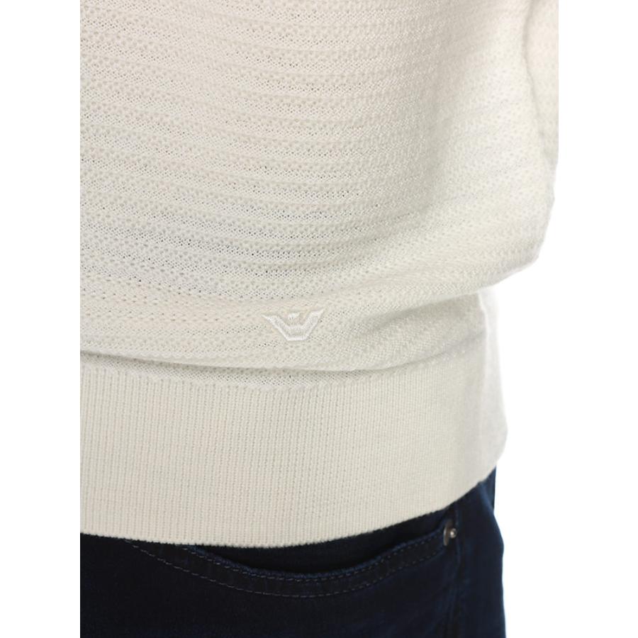 EMPORIO ARMANI エンポリオアルマーニ ウール100％ リブ編み クルー