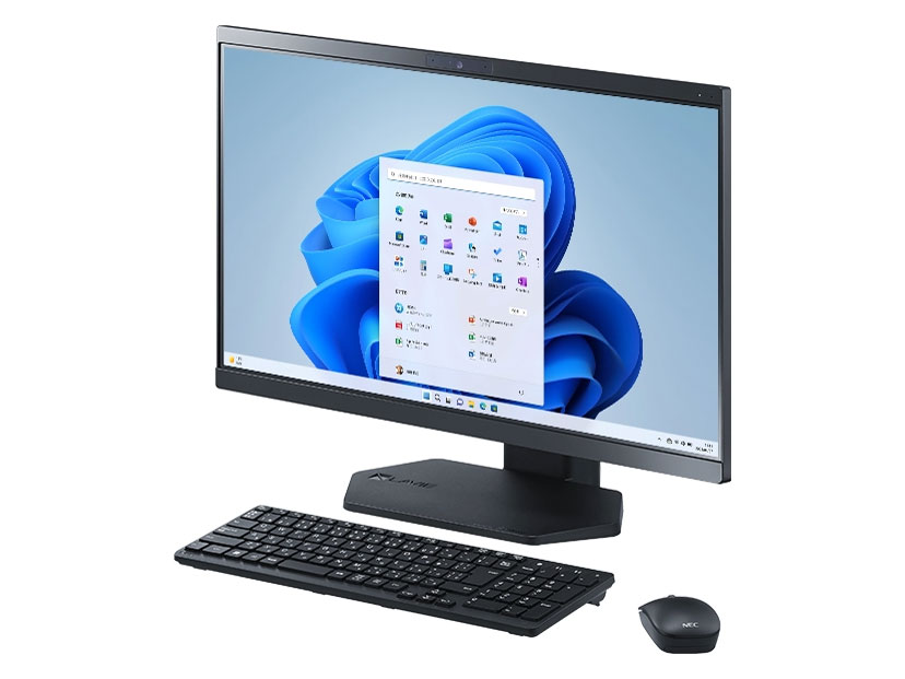 NEC LAVIE Desk All-in-one DA770/MAB [PC-DA770MAB ファインブラック