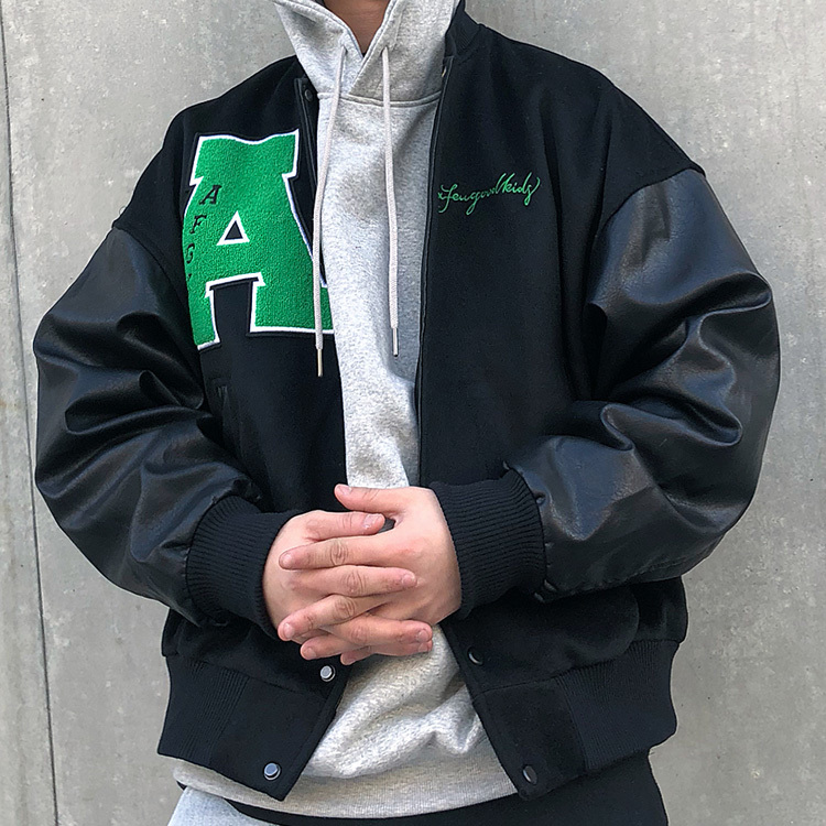 A FEW GOOD KIDS（アフューグッドキッズ） AFGK スタジャン 3DロゴJKT