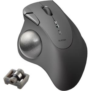 エレコム マウス ワイヤレス トラックボール (親指) 赤玉 6ボタン