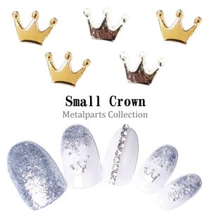 メタルパーツ 月 ムーン ムーンクリスタル ネイルパーツ 5個入り