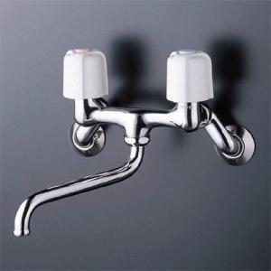 KVK 【KM14N2】 《KJK》 壁 2ハンドル混合水栓 2ハンドル混合栓 ωζ0