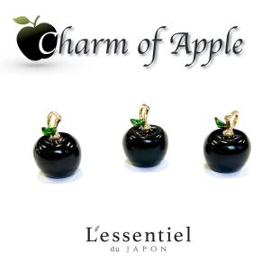 ミニ 天然石 チャーム 】 アップル りんご グリーン アベンチュリン