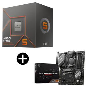 AMD Ryzen 5 8600G BOX With Wraith Stealth Cooler CPU + MSI B650