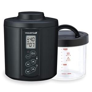 タニカ電器 ヨーグルティアS ガラスセット YS-02GB （ブラック