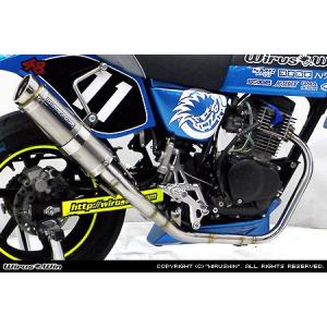 WirusWin エイプ50 ロッドショート マフラー/ウイルズウィン