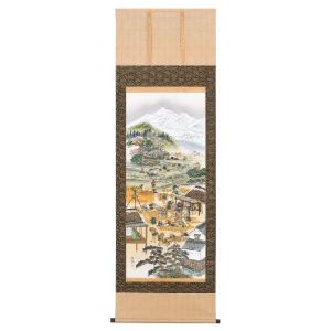 掛け軸専門 掛軸 販売 通販店 水墨山水（今村 景元） 年中掛け 水墨画