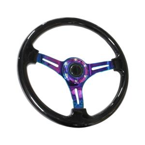 モモ形状 MOMO ステアリング ブラック 35Φ35cm GRIP ROYAL/AVENUE