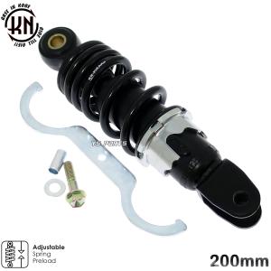 エンジンスワップにも KNローダウンリヤサス リアショック黒180mm