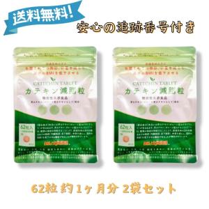 DMJえがお生活 カテキン減脂粒 18.6g ( 1粒300mg × 62粒 ) 31日分