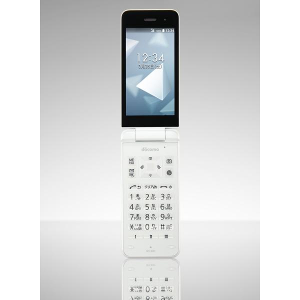 DIGNO KY-42C ケータイ [ホワイト] ガラホ 未使用品 白ロム : アキモバ