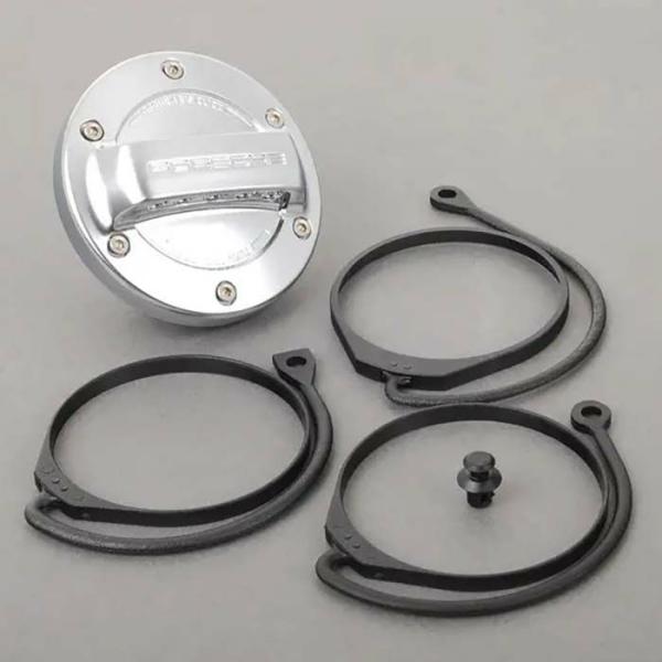 ポルシェ純正】アルミニウムルック・フュエルタンクガスキャップ