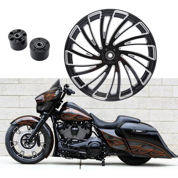 並行輸入品】SLMOTO 23インチ フロントホイールリム デュアルディスク