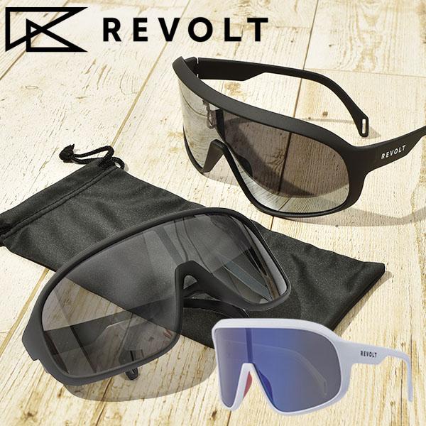 サングラス REVOLT リボルト SNOW GLASS スノーグラス 偏光 ミラー