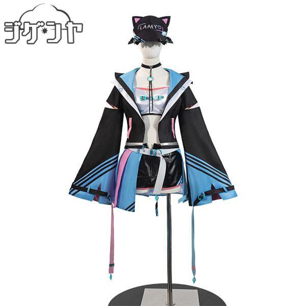 在庫品 バーチャルYouTuber VTuber 雪花ラミィ サイバー衣装 コスプレ