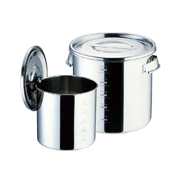 キッチンポット UK 18-8目盛付キッチンポット22cm手付 1-0215-0115