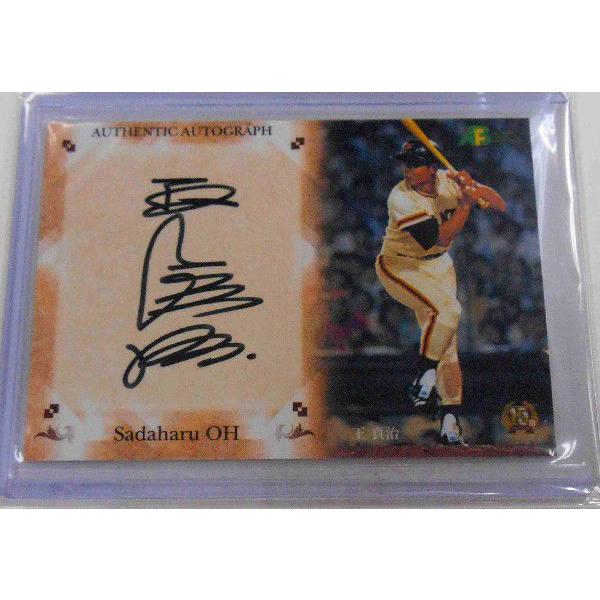 直筆サインカード 王貞治 75/100 プロ野球OBクラブ : トレカショップ