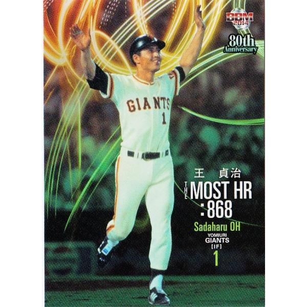 94 【王貞治 (読売ジャイアンツ)】BBM2014 プロ野球80周年カード・打者