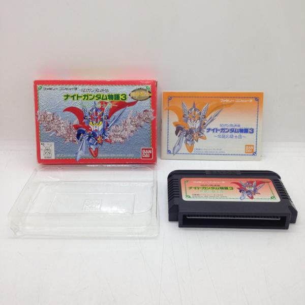 SDガンダム外伝 ナイトガンダム物語3/ファミコン(FC)/中古/箱・説明書