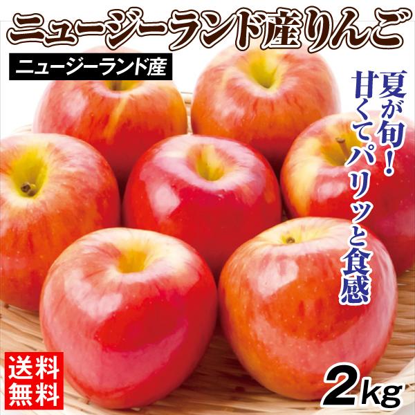 りんご 2kg ニュージーランド産りんご おまかせ 送料無料 食品 : 食