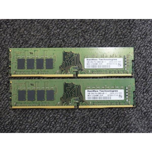 サンマックス SanMax DDR4 DIMM 32GB (16GB x 2枚組) SMD4-U16G48ME