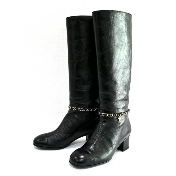 CHANEL（シャネル） ロングブーツ HIGH BOOTS G35006 #35.5 22.5cm