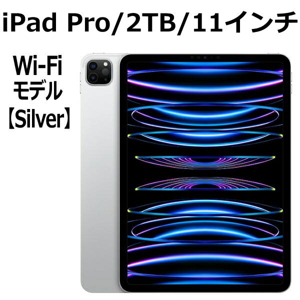 iPad Apple Pro 本体 新品 第4世代 11型 シルバー M2 2TB Wi-Fi MNXN3J