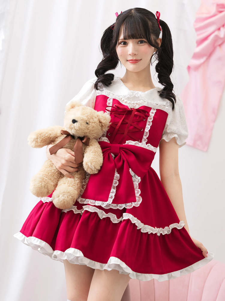 プリンセスおリボンワンピース - Ank Rouge(アンクルージュ)の