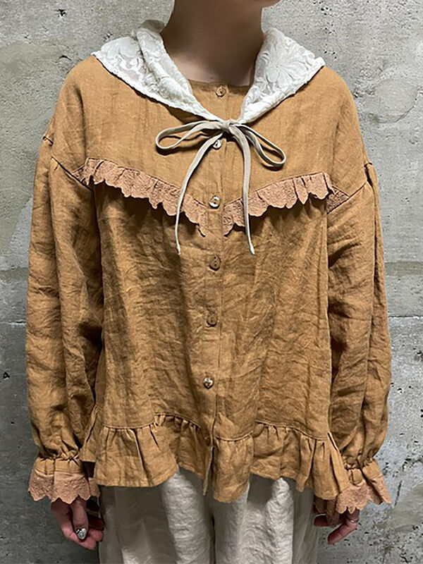 sm2 ◾️立川限定▪️バブーシュカ付きエトワールブラウス▪️ダーク