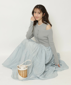 店舗限定》レース切替ラガーニットワンピース | ワンピース | Arpege