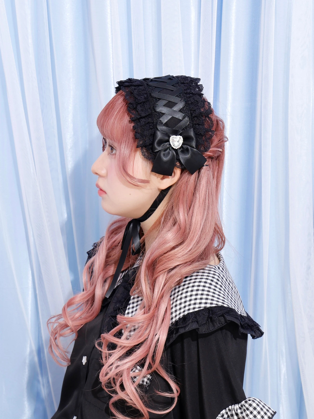 キラキラハートビジューヘッドドレス（アクセサリー｜オフホワイト