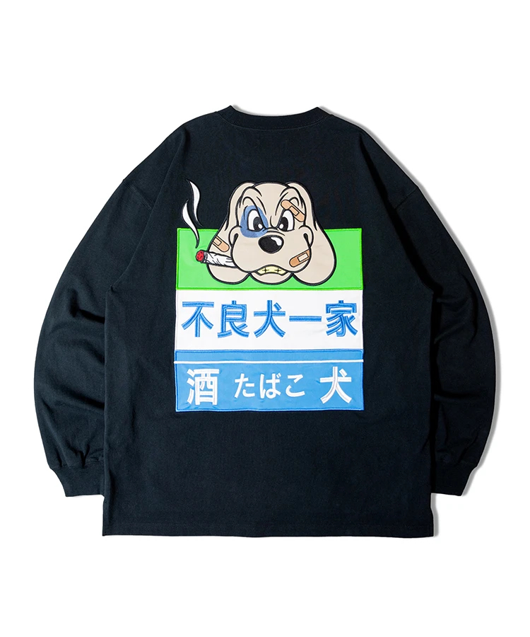 GALFY×GALLIS ADDICTION】ファミリーわんこロンTee(MENS