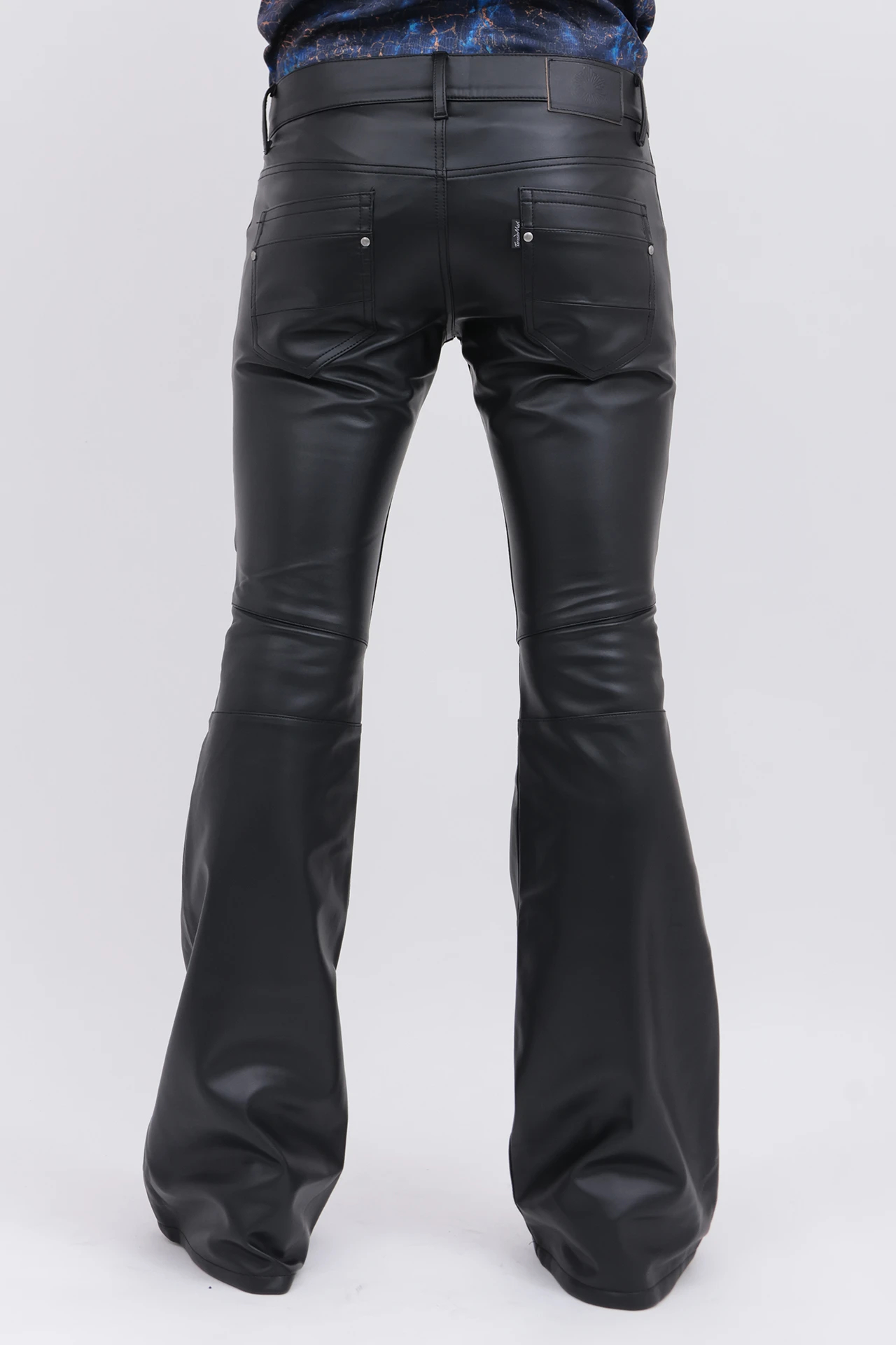 TORNADO MART∴ストレッチレザーベルボトム / TORNADO MART