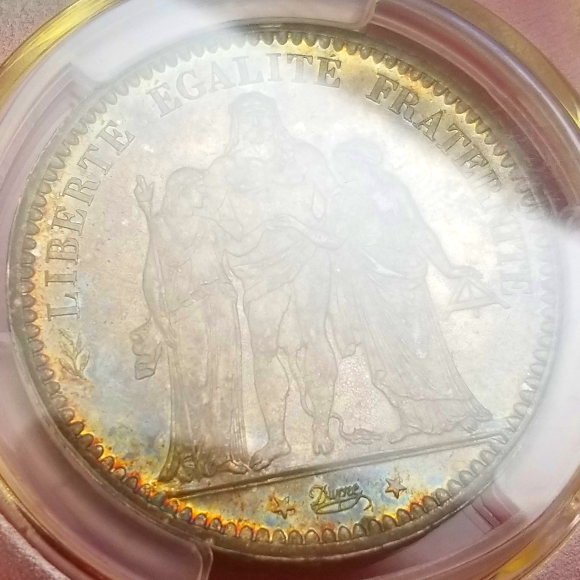 JCC | ジャパンコインキャビネット / フランス 1873A 5フラン 銀貨