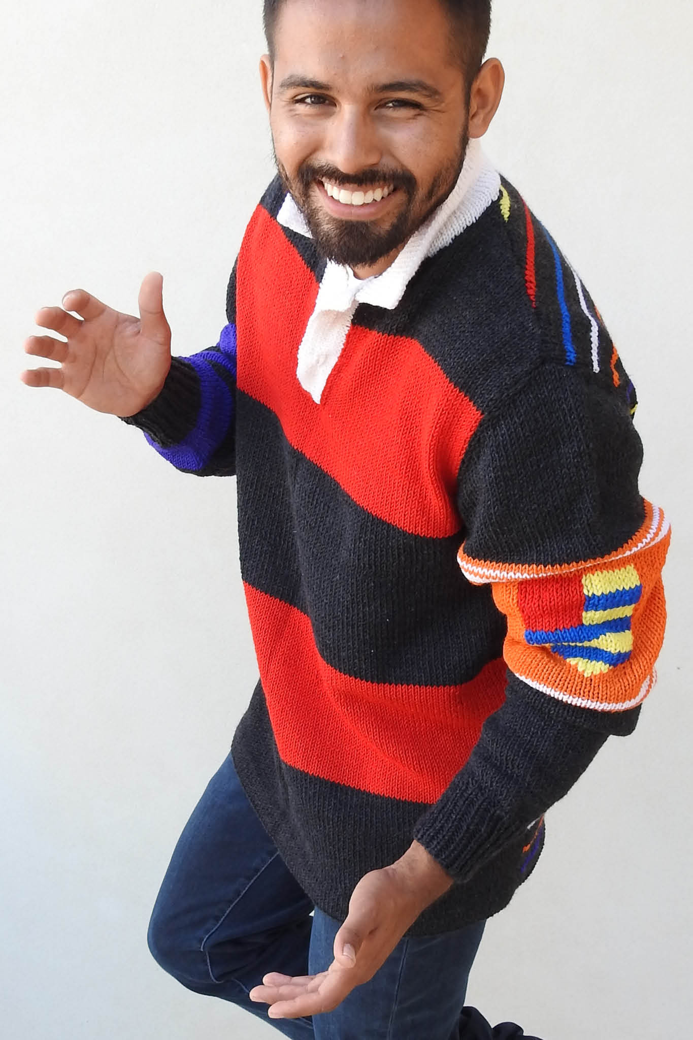 Reggie Rugby Sweater Designer Knitting Pattern – James Cox Knits