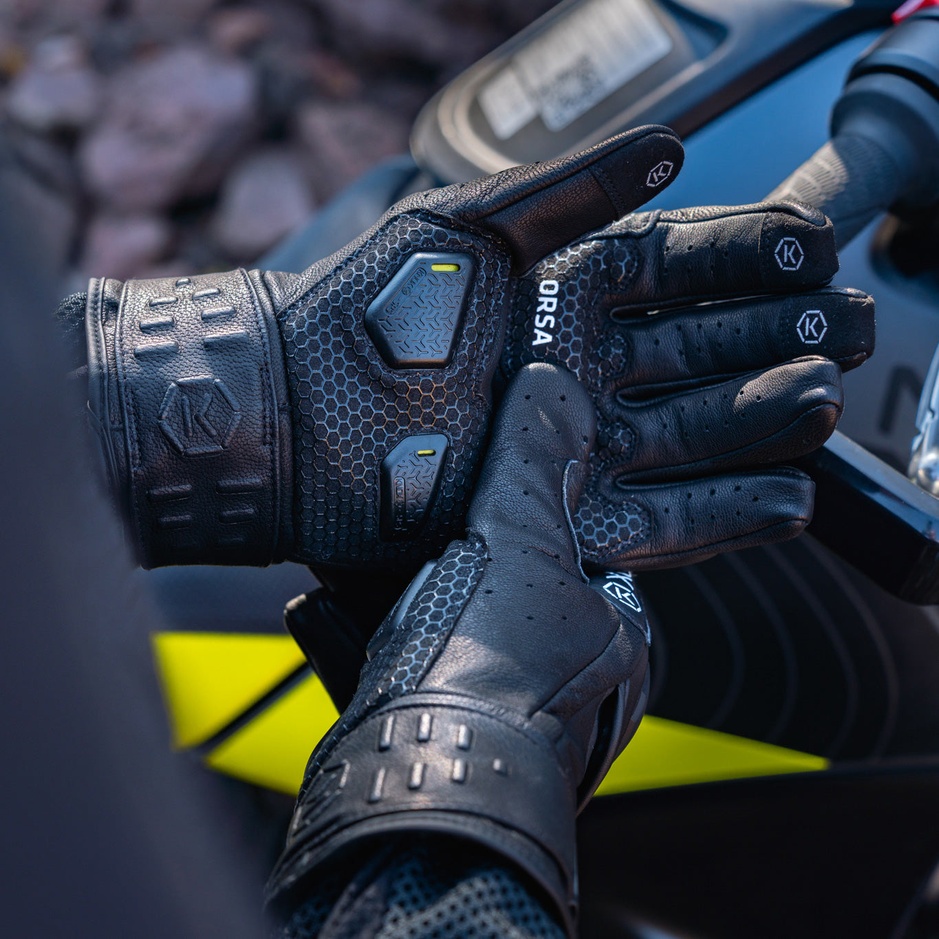 試着無料】ノックス オルサ レザー マーク3 - バイク用 グローブ 本革