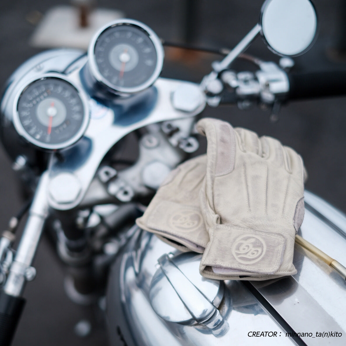 試着無料】エイジオブグローリー ローバー - バイク レザー グローブ