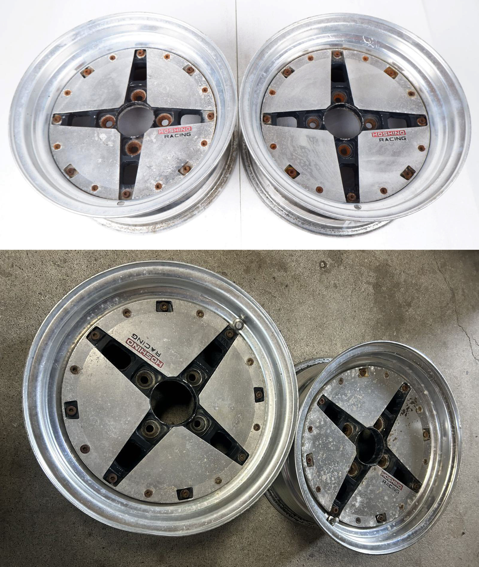 Hoshino Impul Silhouette 15′ 6.5J + 18 7J -2 4×114.3 – JDM Emergency