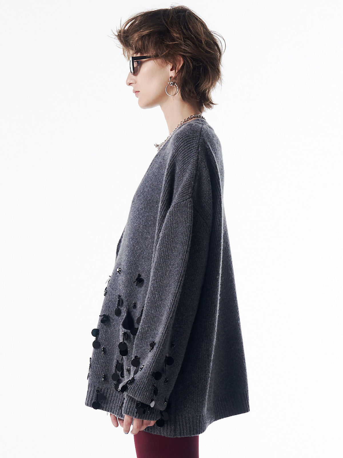 BIJOU OVER KNIT CARDIGAN – JOSEMOON