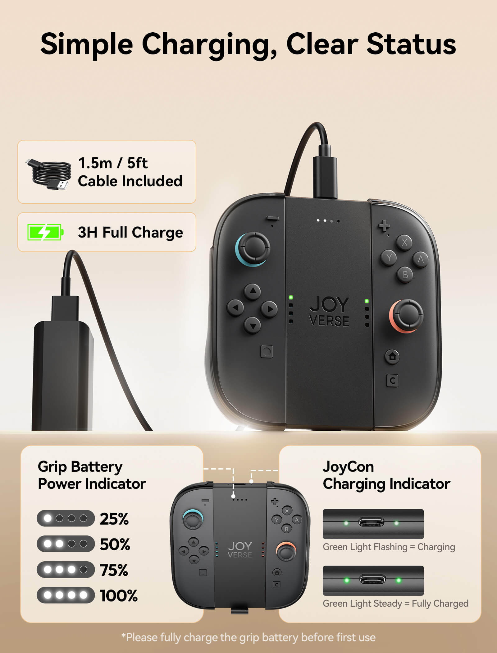 Joy-Con オールアラウンド | Switch 2用グリップケース（トラベル