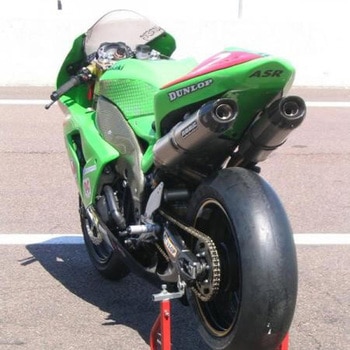KZX10R-038 スリップオンマフラー セット Y-パイプ ステンレス