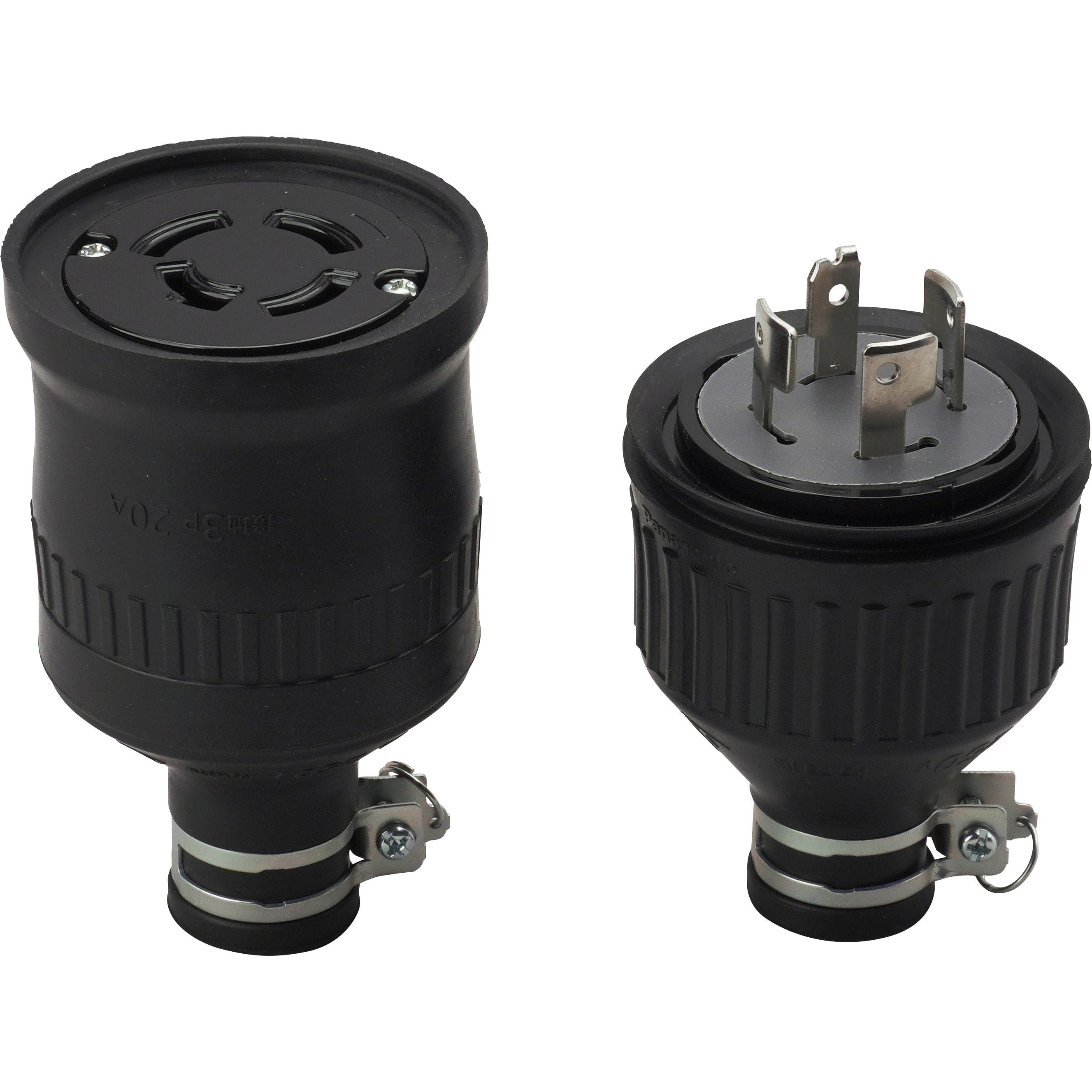 WA5420K 防水ゴムコードコネクタ 引掛接地3P セット品 1個 Panasonic