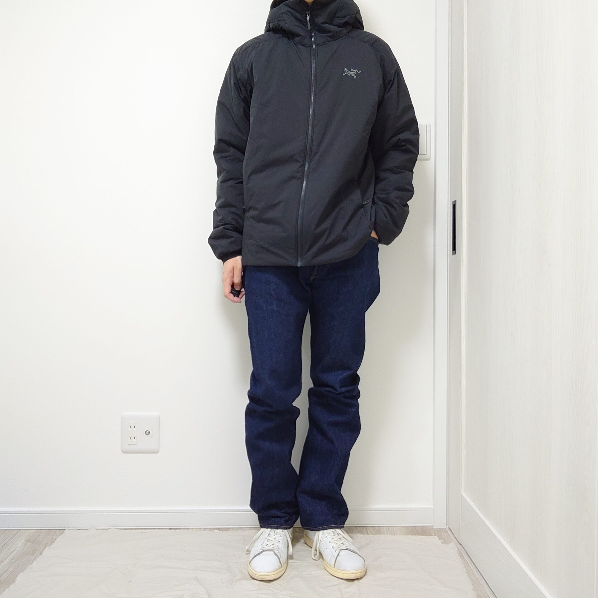 アークテリクス】アトムヘビーウェイトフーディのサイズ感・コーデを